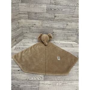 Carters Just One Year Elephant Precious First Lovey Security Blanket Brown Tan